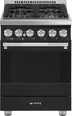 Smeg Professional 24" Stainless Steel Pro Style Gas Range-0