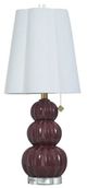 Stylecraft Ophelia Burgandy Table Lamp-0