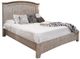 International Furniture Direct Pueblo Gray Eastern King Panel Bed-0