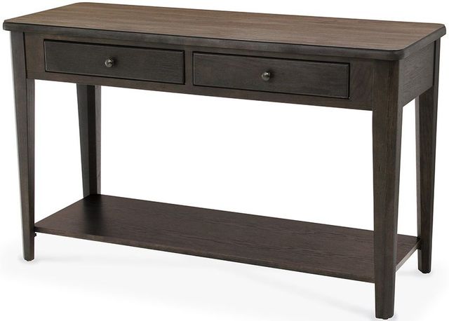 Peters-Revington™ Casual Choices™ Light Gray Sofa Table with Dark Gray Base-1