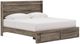Signature Design by Ashley® Elbrim Brown Queen Storage Panel Bed-0
