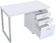 Coaster® Brennan White 3-Drawer Office Desk-1