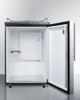 Summit® 5.6 Cu. Ft. Stainless Steel Beer Cooler/Kegerator-2