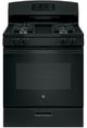 GE® 30" Black Freestanding Gas Range-0