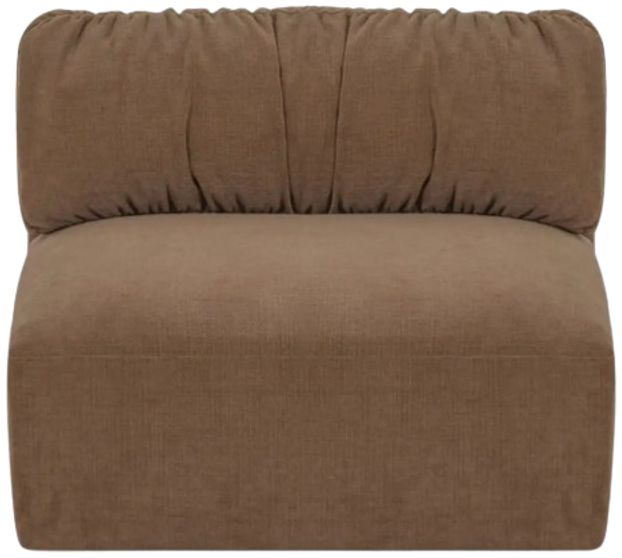 Moe's Home Collection Matina Taupe Slipper Chair-2