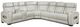 Homelegance® Fairway 3-Piece Taupe Power Reclining Sectional with Left Side Console-0