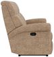 Flexsteel® Davis Pewter Manual Reclining Sofa-2