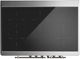 Ilve® Majestic III 40" Blue Gray Pro Style Induction Range with Solid Door and Burnished Trim-3
