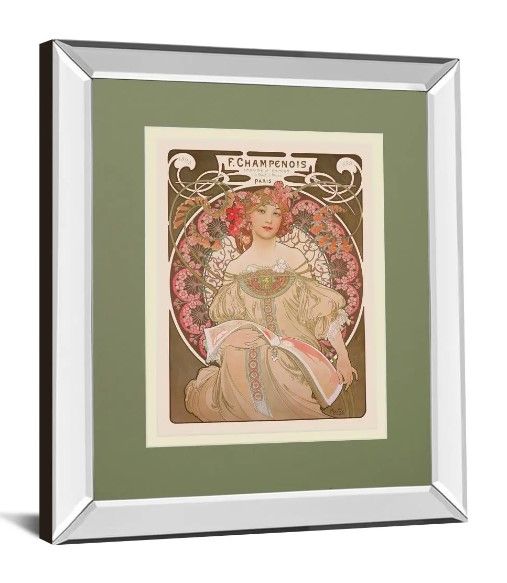 Classy Art Reverie, 1897 by Alphonse Mucha Wall Art-1