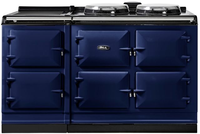 AGA™ eR7 Classic Cast Iron 60" Dark Blue Pro Style Electric Range-0