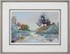 Uttermost® Morning Lake Watercolor White Oak Framed Print-0