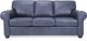Decor-Rest® Furniture LTD 3179 Blue Leather Sofa Sleeper-1