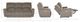 La-Z-Boy® Cassian Walnut Leather Power Reclining Sofa with Headrest-2