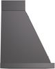 Ilve® Nostalgie II Noblesse 48" Graphite Matte Wall Mounted Range Hood with Burnished Trim-2