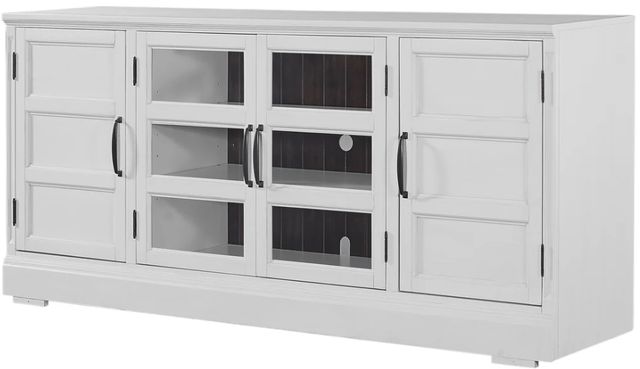 Parker House® Shoreham Effortless White 76" TV Console-1