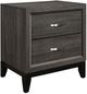 Homelegance® Davi Gray Nightstand-0