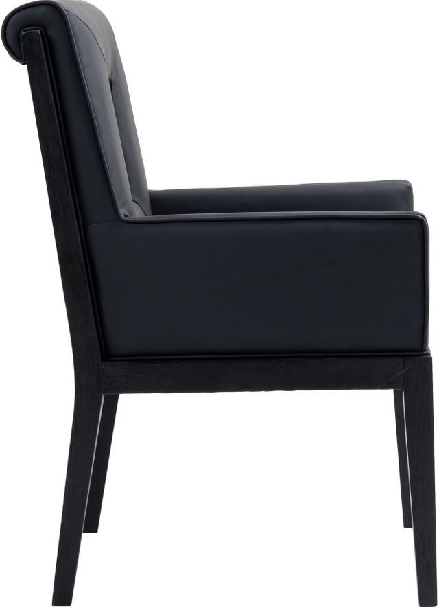 Meridian Furniture Gwendolyn Black Vegan Leather Dining Chair-2