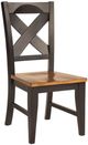 TEI Quinton Black/Pecan Side Chair-0