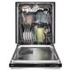 Whirlpool 24 in. Built-In Tall Tub Dishwasher in Fingerprint Resistant Stainless Steel with Washing 3rd Rack, 41 DBA-1