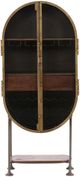 Furniture Classics Eclipse Brown/Gold Bar Cabinet-1