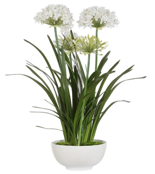 Uttermost® Purity Agapanthus Green/White Centerpiece-0