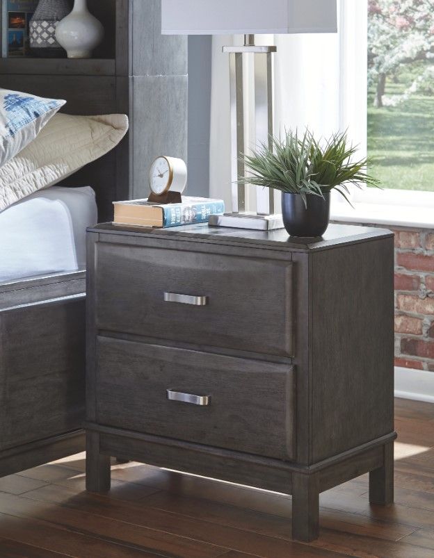 Signature Design by Ashley® Caitbrook Gray Nightstand-3