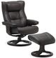 Fjords® Customizable Regent R Classic Comfort Large Manual Reclining Chair with Footstool-3