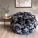CordaRoy's® Cookies and Cream Fur Queen Bean Bag-1