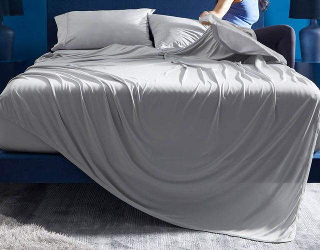 BEDGEAR® Dri-Tec® Performance® 4-Piece Light Gray Florida King Sheet Set-1