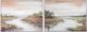Crestview Collection Rivers a Flowing 2-Piece Wall Art Set-0