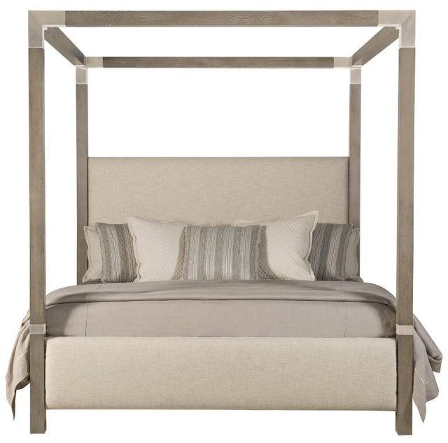 Bernhardt Palma Rustic Gray Canopy Bed-1
