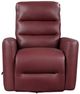 Homelegance® Dimitri Red Manual Swivel Glider Reclining Chair-2