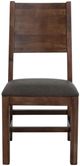 International Furniture Direct Parota Brown Side Chair-2