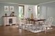 TEI Vintage Estates Antique White/Dark Knotty Rectangular Dining Table-5
