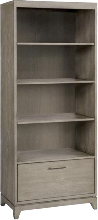 Riverside Furniture Rafferty Pavestone Drawer Bookcase-0