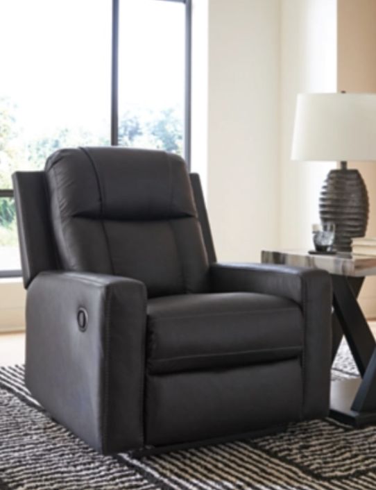 Benchcraft® Mackmenville Carbon Manual Zero Wall Recliner-1