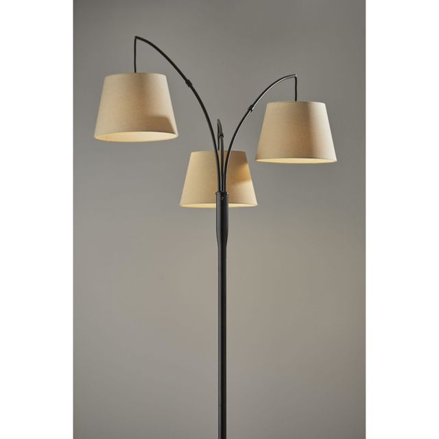 Adesso® Bronze 3- Arm Arc Lamp-2