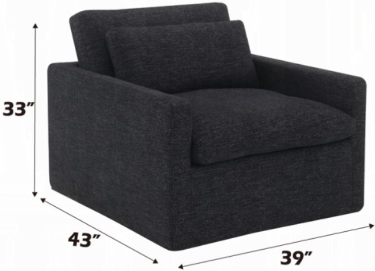 Acme Furniture Frederick Swivel Chair - Thumbnail 5
