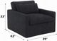 ACME Furniture Frederick Dark Gray Swivel Chair-2