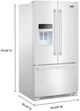 Maytag® 36" 24.7 Cu. Ft. White French Door Refrigerator-2