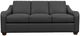 La-Z-Boy® Charlie Navy Leather Sofa-1