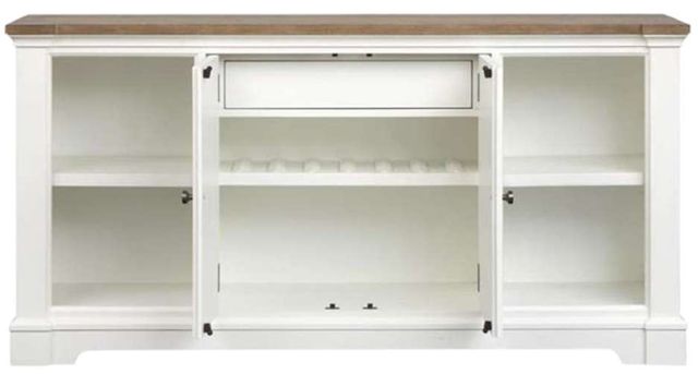 Magnussen Home® Kingston Whisper White/Cerused Nutmeg Credenza-3