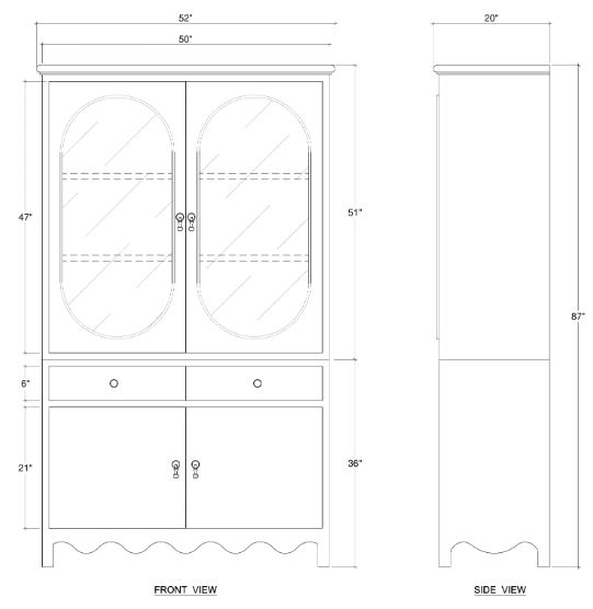 Bramble Customizable Chloe Bookcase-1