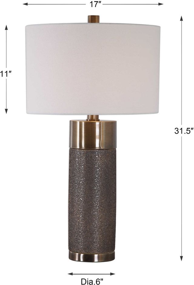 Uttermost® Brannock Metallic Golden Bronze Table Lamp-2