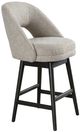 Armen Living Adrian 2-Piece Gray Wood/Morning Fog Counter Stool Set-0