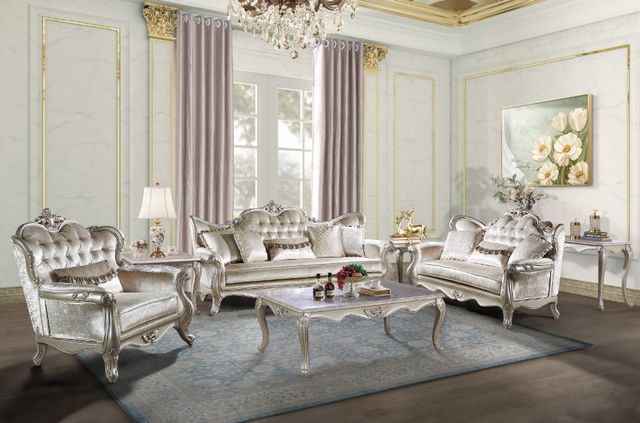 New Classic® Home Furnishings Monique Champagne Sofa-1