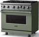 Viking® 5 Series 36" Eucalyptus Pro Style Natural Gas Range-2