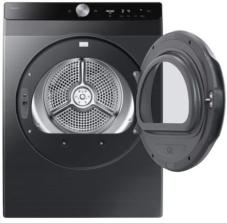Samsung 5000 Series 4 Cu. Ft. Black Vented Electric Dryer with SmartDial Control-1