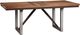 Coaster® Spring Creek Natural Walnut Dining Table with Graywash Base -0