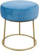 TOV Furniture by TOV Slashed Blue Nina Velvet Stool-0